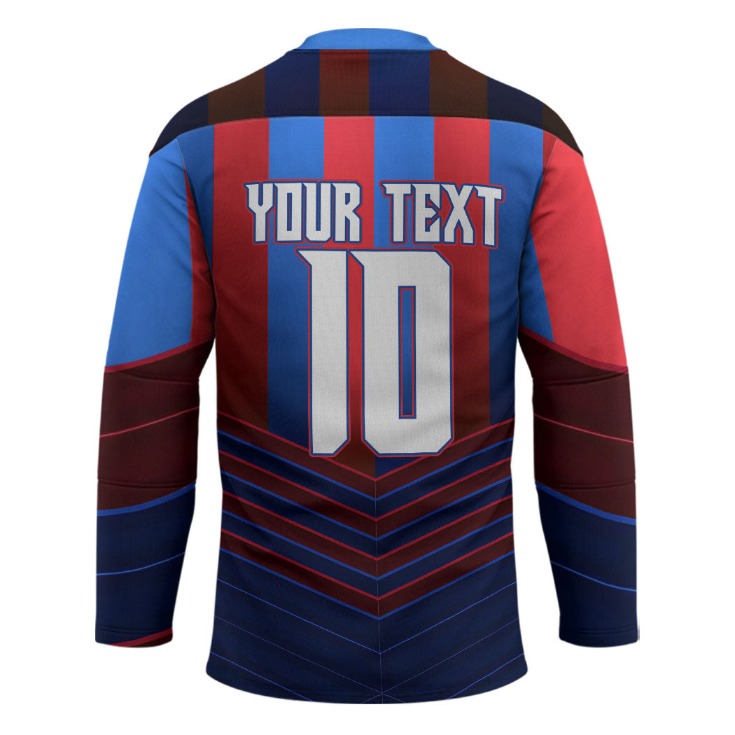 Personalised Newcastle Knights Rugby Hockey Jersey Armored Knight Mascot City Landmark Graphic