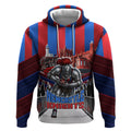 Personalised Newcastle Knights Rugby Hoodie Armored Knight Mascot City Landmark Graphic