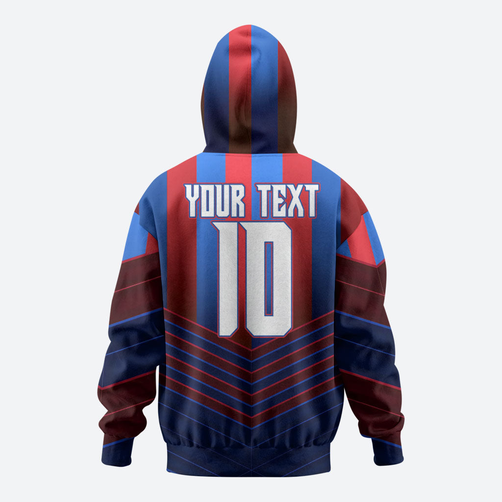 Personalised Newcastle Knights Rugby Hoodie Armored Knight Mascot City Landmark Graphic