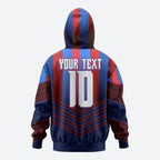 Personalised Newcastle Knights Rugby Hoodie Armored Knight Mascot City Landmark Graphic