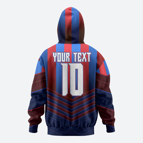 Personalised Newcastle Knights Rugby Hoodie Armored Knight Mascot City Landmark Graphic