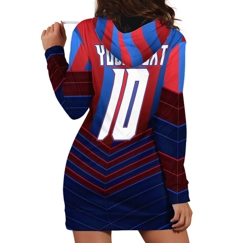 Personalised Newcastle Knights Rugby Hoodie Dress Armored Knight Mascot City Landmark Graphic