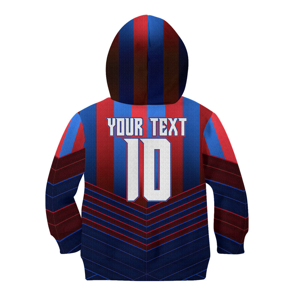 Personalised Newcastle Knights Rugby Kid Hoodie Armored Knight Mascot City Landmark Graphic