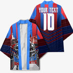 Personalised Newcastle Knights Rugby Kimono Armored Knight Mascot City Landmark Graphic