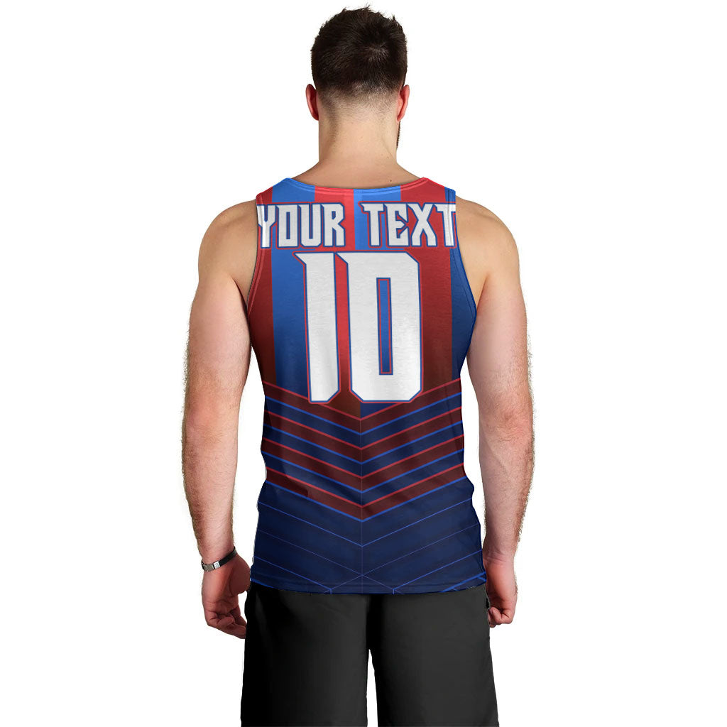 Personalised Newcastle Knights Rugby Men Tank Top Armored Knight Mascot City Landmark Graphic
