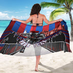 Personalised Newcastle Knights Rugby Sarong Armored Knight Mascot City Landmark Graphic