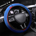 Newcastle Knights Rugby Steering Wheel Cover Armored Knight Mascot City Landmark Graphic