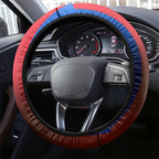Newcastle Knights Rugby Steering Wheel Cover Armored Knight Mascot City Landmark Graphic