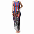 Personalised Newcastle Knights Rugby Tank Maxi Dress Armored Knight Mascot City Landmark Graphic