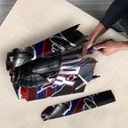 Personalised Newcastle Knights Rugby Umbrella Armored Knight Mascot City Landmark Graphic