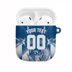 Personalized VIC Oztag Australia Bird Mascot AirPods Case Australian Flag Southern Cross Halftone