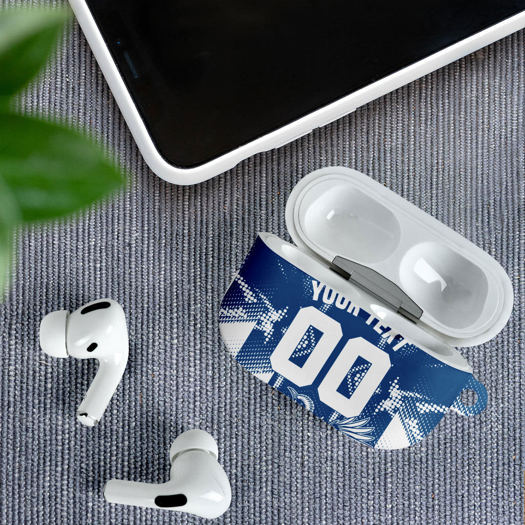Personalized VIC Oztag Australia Bird Mascot AirPods Case Australian Flag Southern Cross Halftone