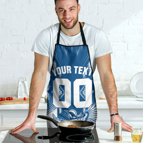 Personalized VIC Oztag Australia Bird Mascot Apron Australian Flag Southern Cross Halftone