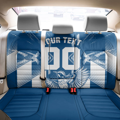 Personalized VIC Oztag Australia Bird Mascot Back Car Seat Cover Australian Flag Southern Cross Halftone