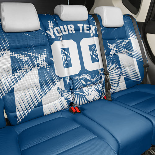 Personalized VIC Oztag Australia Bird Mascot Back Car Seat Cover Australian Flag Southern Cross Halftone