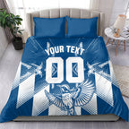 Personalized VIC Oztag Australia Bird Mascot Bedding Set Australian Flag Southern Cross Halftone
