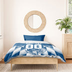 Personalized VIC Oztag Australia Bird Mascot Bedding Set Australian Flag Southern Cross Halftone