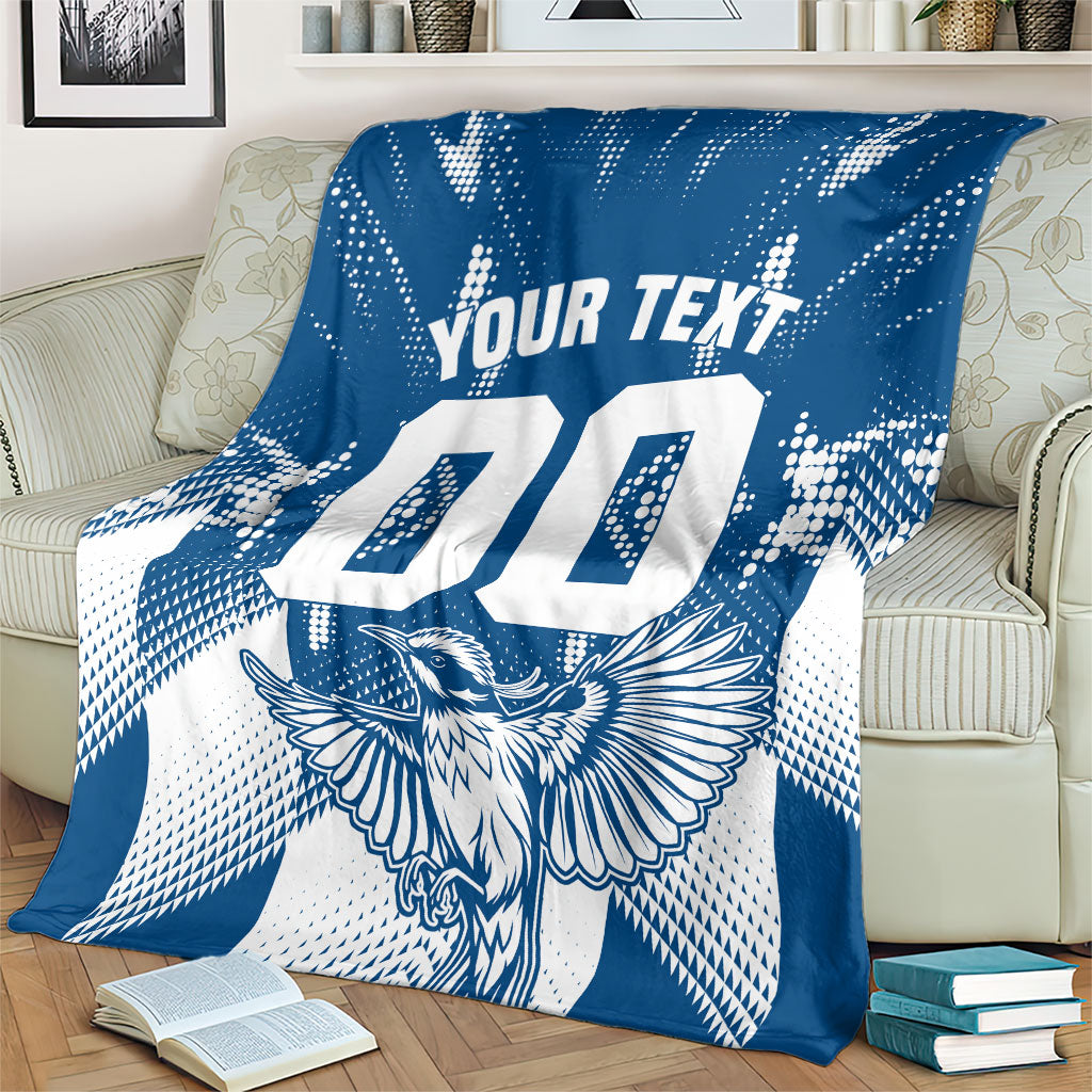 Personalized VIC Oztag Australia Bird Mascot Blanket Australian Flag Southern Cross Halftone