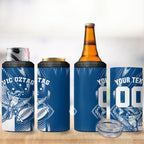 Personalized VIC Oztag Australia Bird Mascot 4 in 1 Can Cooler Tumbler Australian Flag Southern Cross Halftone