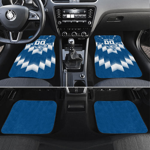 Personalized VIC Oztag Australia Bird Mascot Car Mats Australian Flag Southern Cross Halftone