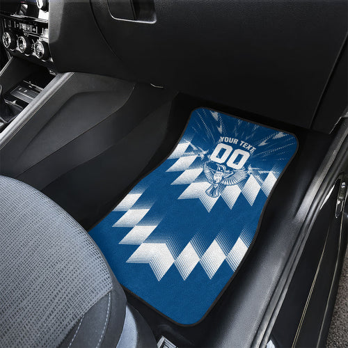 Personalized VIC Oztag Australia Bird Mascot Car Mats Australian Flag Southern Cross Halftone