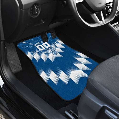 Personalized VIC Oztag Australia Bird Mascot Car Mats Australian Flag Southern Cross Halftone