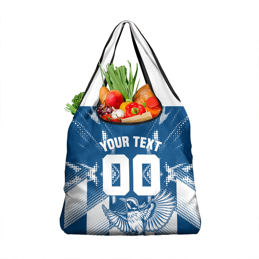 Personalized VIC Oztag Australia Bird Mascot Grocery Bag Australian Flag Southern Cross Halftone