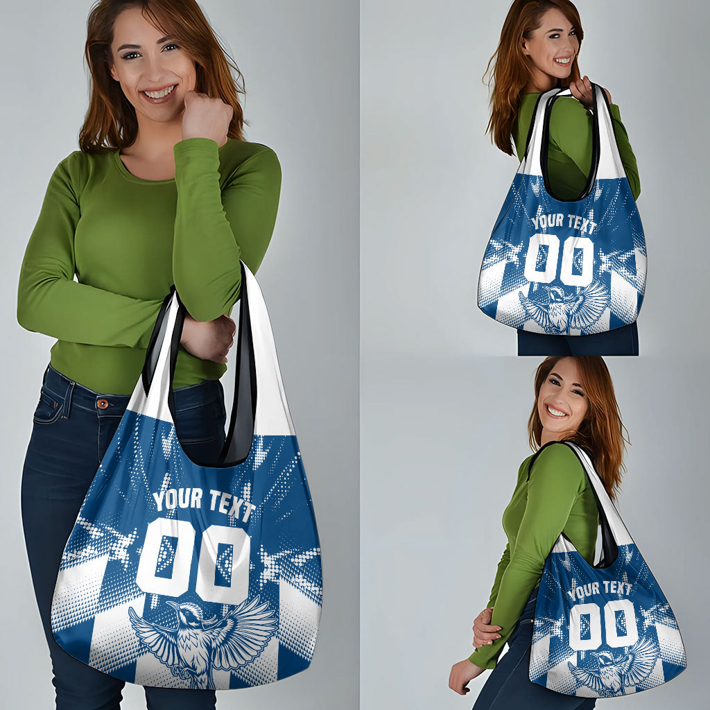 Personalized VIC Oztag Australia Bird Mascot Grocery Bag Australian Flag Southern Cross Halftone