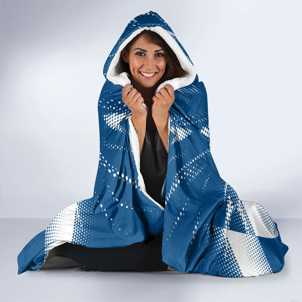 Personalized VIC Oztag Australia Bird Mascot Hooded Blanket Australian Flag Southern Cross Halftone