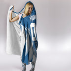 Personalized VIC Oztag Australia Bird Mascot Hooded Blanket Australian Flag Southern Cross Halftone