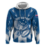Personalized VIC Oztag Australia Bird Mascot Hoodie Australian Flag Southern Cross Halftone