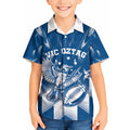 Personalized VIC Oztag Australia Bird Mascot Kid Hawaiian Shirt Australian Flag Southern Cross Halftone