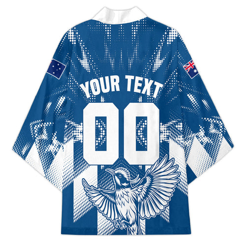 Personalized VIC Oztag Australia Bird Mascot Kimono Australian Flag Southern Cross Halftone