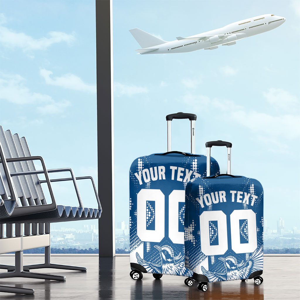 Personalized VIC Oztag Australia Bird Mascot Luggage Cover Australian Flag Southern Cross Halftone