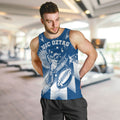 Personalized VIC Oztag Australia Bird Mascot Men Tank Top Australian Flag Southern Cross Halftone