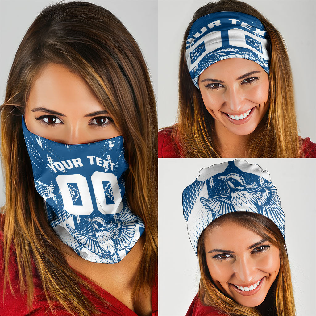 Personalized VIC Oztag Australia Bird Mascot Neck Gaiter Australian Flag Southern Cross Halftone