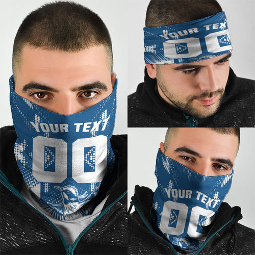 Personalized VIC Oztag Australia Bird Mascot Neck Gaiter Australian Flag Southern Cross Halftone