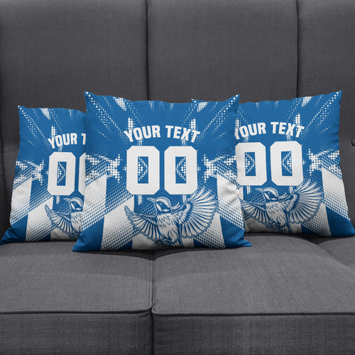 Personalized VIC Oztag Australia Bird Mascot Pillow Cover Australian Flag Southern Cross Halftone