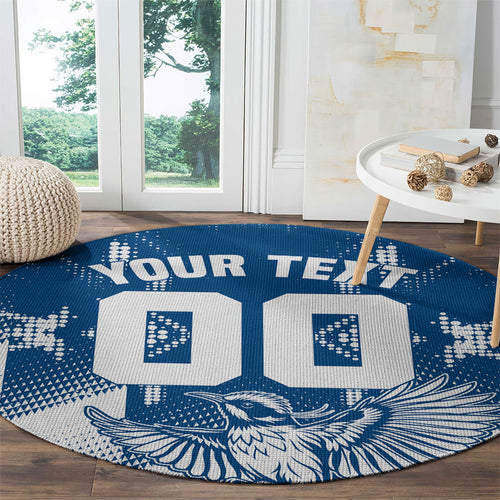Personalized VIC Oztag Australia Bird Mascot Round Carpet Australian Flag Southern Cross Halftone