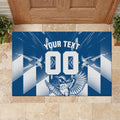 Personalized VIC Oztag Australia Bird Mascot Rubber Doormat Australian Flag Southern Cross Halftone