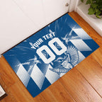 Personalized VIC Oztag Australia Bird Mascot Rubber Doormat Australian Flag Southern Cross Halftone