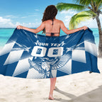 Personalized VIC Oztag Australia Bird Mascot Sarong Australian Flag Southern Cross Halftone