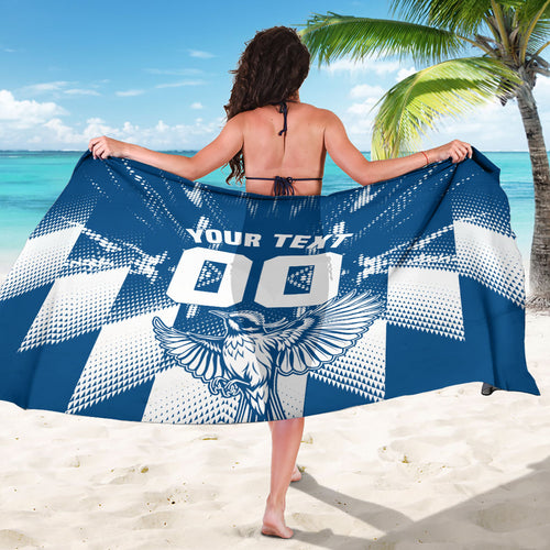 Personalized VIC Oztag Australia Bird Mascot Sarong Australian Flag Southern Cross Halftone