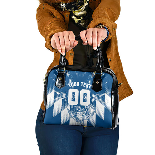 Personalized VIC Oztag Australia Bird Mascot Shoulder Handbag Australian Flag Southern Cross Halftone