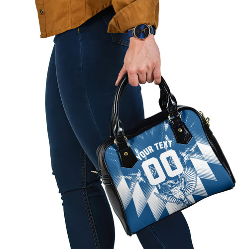 Personalized VIC Oztag Australia Bird Mascot Shoulder Handbag Australian Flag Southern Cross Halftone