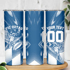 Personalized VIC Oztag Australia Bird Mascot Skinny Tumbler Australian Flag Southern Cross Halftone