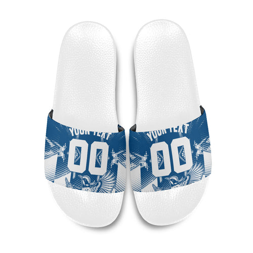 Personalized VIC Oztag Australia Bird Mascot Slide Sandals Australian Flag Southern Cross Halftone