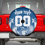 Personalized VIC Oztag Australia Bird Mascot Spare Tire Cover Australian Flag Southern Cross Halftone