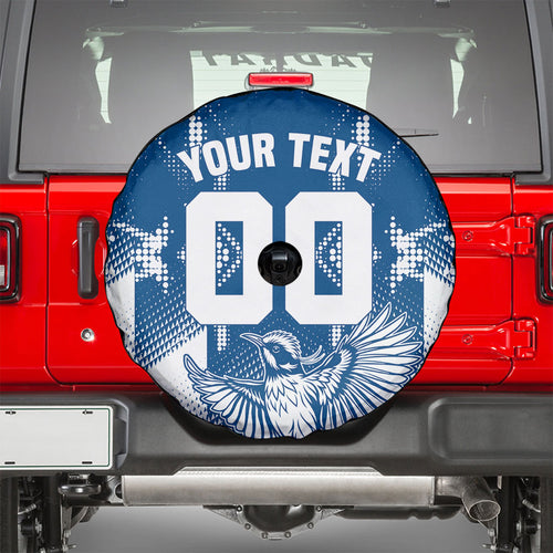 Personalized VIC Oztag Australia Bird Mascot Spare Tire Cover Australian Flag Southern Cross Halftone