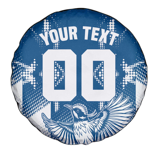 Personalized VIC Oztag Australia Bird Mascot Spare Tire Cover Australian Flag Southern Cross Halftone